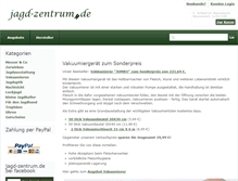 Tablet Screenshot of jagd-zentrum.de